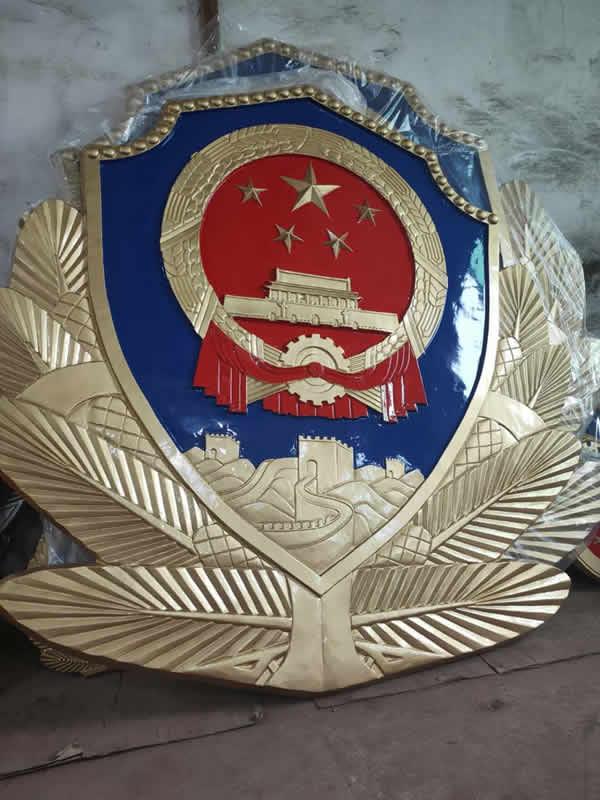 新疆大型警徽制作